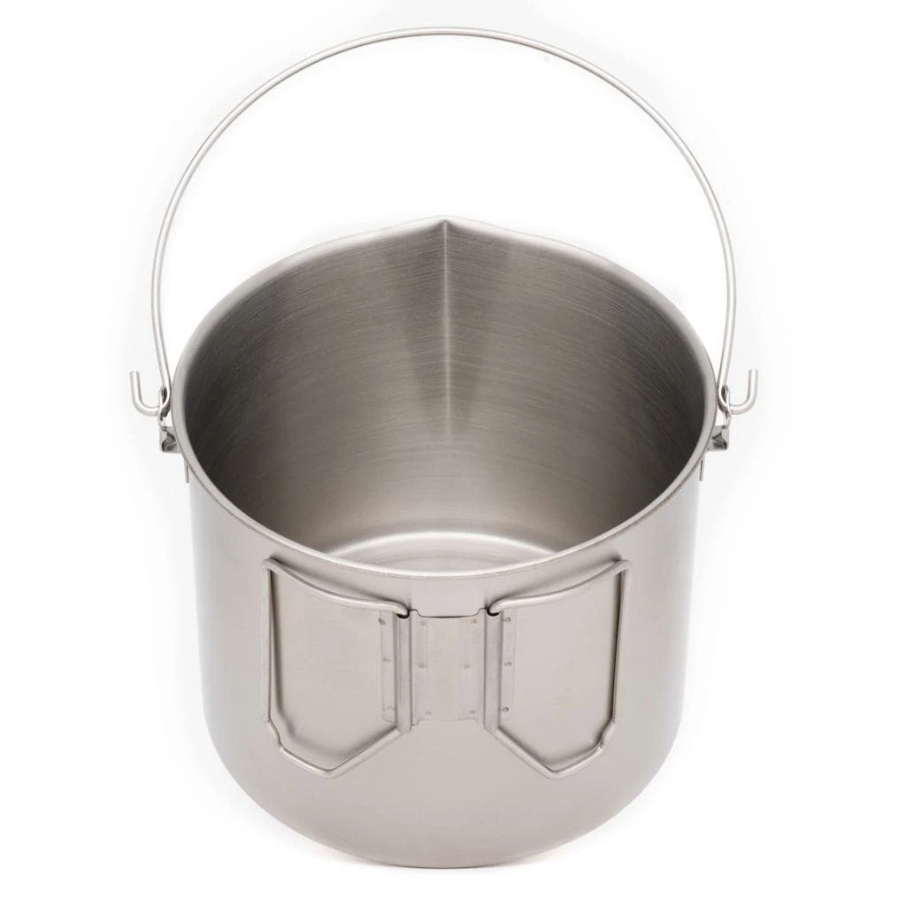 Pathfinder Branded Survival Gear Stainless Steel 120oz. Bush Pot And Lid 8 Pathfinder Branded Survival Gear Stainless Steel 120oz. Bush Pot And Lid