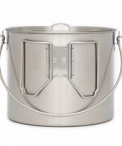 Pathfinder Branded Survival Gear Stainless Steel 120oz. Bush Pot And Lid 14 Pathfinder Branded Survival Gear Stainless Steel 120oz. Bush Pot And Lid