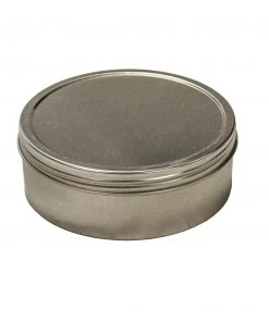 PaperMart 12oz Round Stainless Steel Container - Screw Top
