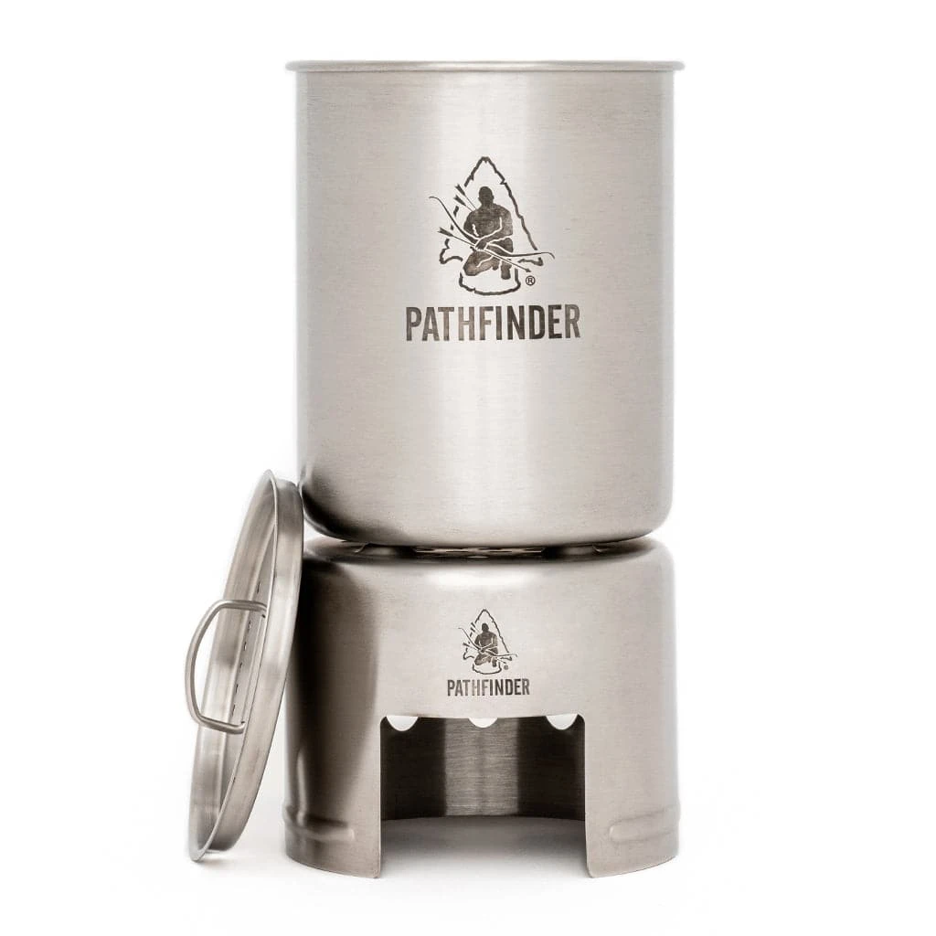 Pathfinder Branded Survival Gear Stainless Steel Bottle Stove 5 Pathfinder Branded Survival Gear Stainless Steel Bottle Stove
