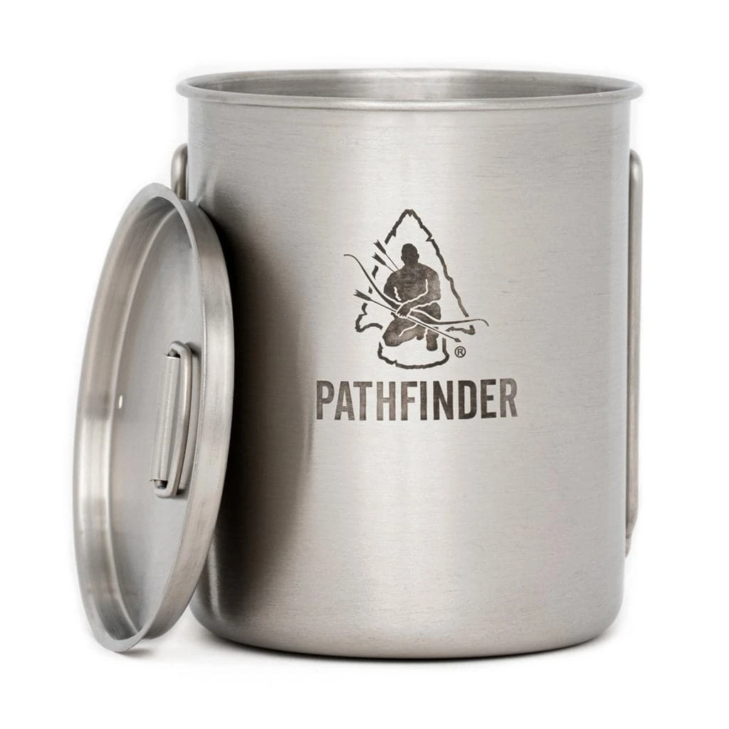 Pathfinder Branded Survival Gear Stainless Steel 25oz. Cup & Lid 6 Pathfinder Branded Survival Gear Stainless Steel 25oz. Cup & Lid