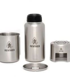 Pathfinder Branded Stainless Steel Bottle Cooking Kit
