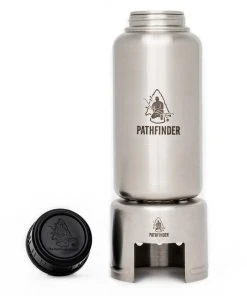 Pathfinder Branded Survival Gear Stainless Steel Bottle Stove 10 Pathfinder Branded Survival Gear Stainless Steel Bottle Stove