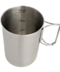 Pathfinder Branded Outdoor Cooking Stainless Steel 48oz. Cup & Lid 10 Pathfinder Branded Outdoor Cooking Stainless Steel 48oz. Cup & Lid
