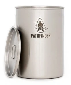 Pathfinder Branded 64oz Stainless Steel Water Bottle And Nesting Cup Set 21 Pathfinder Branded 64oz Stainless Steel Water Bottle And Nesting Cup Set