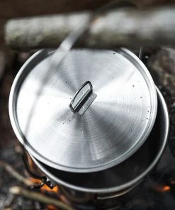 Pathfinder Branded Stainless Steel 64oz. Bush Pot Survival Gear 27 Pathfinder Branded Stainless Steel 64oz. Bush Pot Survival Gear