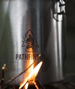 Pathfinder Branded Stainless Steel 64oz. Bush Pot Survival Gear 29 Pathfinder Branded Stainless Steel 64oz. Bush Pot Survival Gear