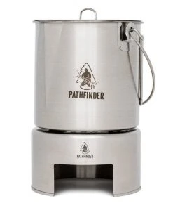 Pathfinder Branded Stainless Steel Pot & Pan Stove Stand 9 Pathfinder Branded Stainless Steel Pot & Pan Stove Stand