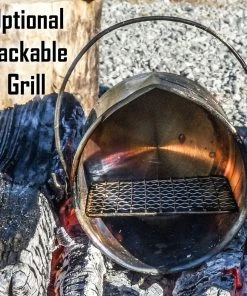 Pathfinder Branded Survival Gear Stainless Steel 120oz. Bush Pot And Lid 19 Pathfinder Branded Survival Gear Stainless Steel 120oz. Bush Pot And Lid