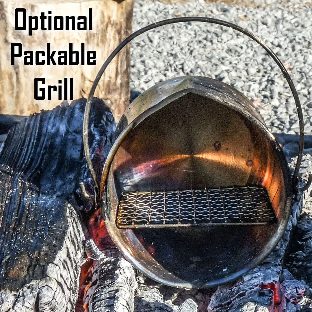 Pathfinder Branded Survival Gear Stainless Steel 120oz. Bush Pot And Lid 10 Pathfinder Branded Survival Gear Stainless Steel 120oz. Bush Pot And Lid