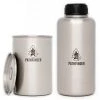 Pathfinder Branded 64oz Stainless Steel Water Bottle And Nesting Cup Set
