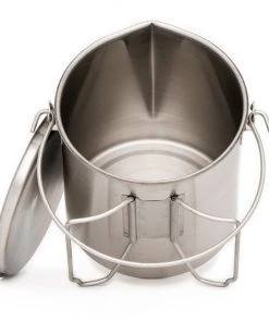 Pathfinder Branded Stainless Steel 64oz. Bush Pot Survival Gear 22 Pathfinder Branded Stainless Steel 64oz. Bush Pot Survival Gear