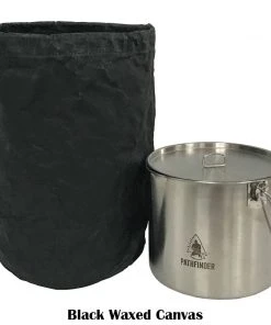 Pathfinder Branded Survival Gear Stainless Steel 120oz. Bush Pot And Lid 20 Pathfinder Branded Survival Gear Stainless Steel 120oz. Bush Pot And Lid