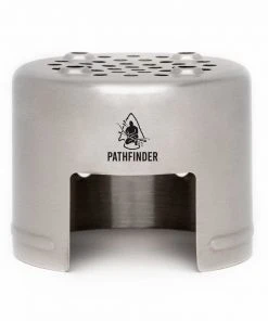 Pathfinder Branded Survival Gear Stainless Steel Bottle Stove