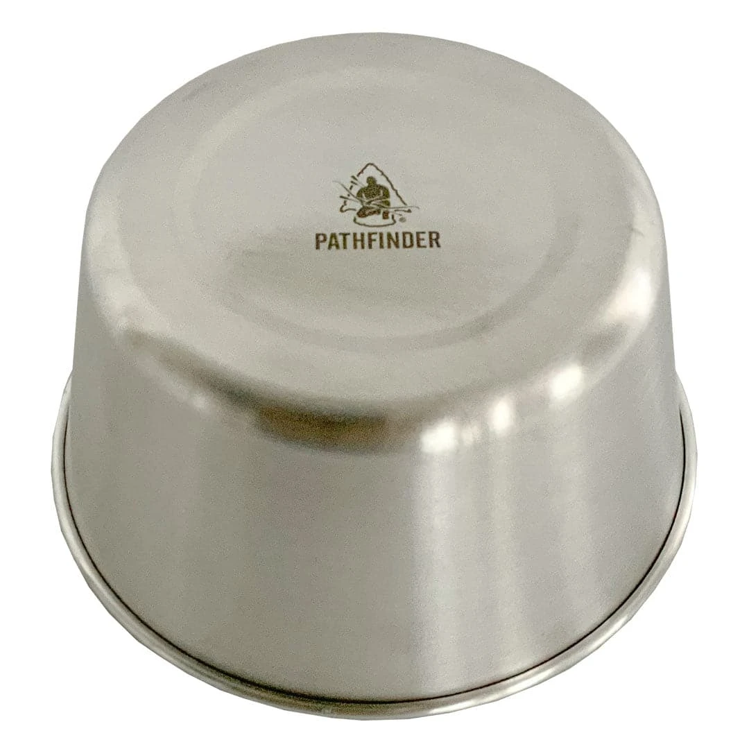 Pathfinder Branded Stainless Steel Bowl 6 Pathfinder Branded Stainless Steel Bowl