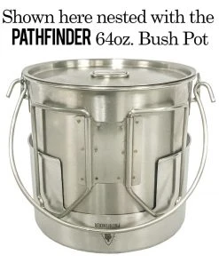 Pathfinder Branded Stainless Steel Pot & Pan Stove Stand