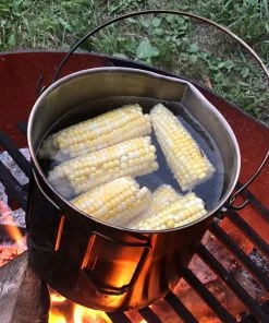 Pathfinder Branded Survival Gear Stainless Steel 120oz. Bush Pot And Lid 18 Pathfinder Branded Survival Gear Stainless Steel 120oz. Bush Pot And Lid
