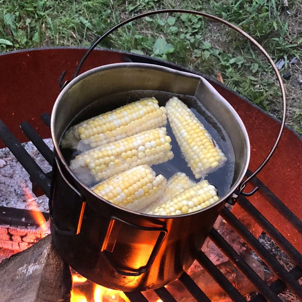 Pathfinder Branded Survival Gear Stainless Steel 120oz. Bush Pot And Lid 9 Pathfinder Branded Survival Gear Stainless Steel 120oz. Bush Pot And Lid