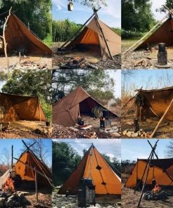 Oilskin Tarp - Bushcraft Spain Cover & Shelter 12 Oilskin Tarp - Bushcraft Spain Cover & Shelter