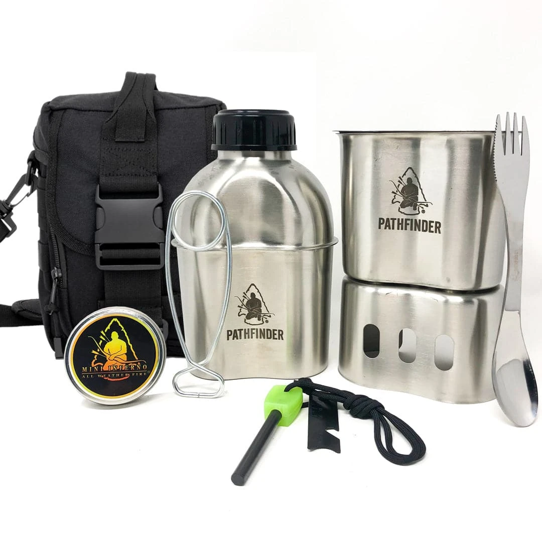 Pathfinder Branded Campfire Survival Cooking Kit Survival Gear 17 Pathfinder Branded Campfire Survival Cooking Kit Survival Gear