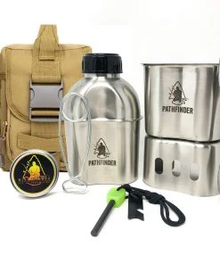 Pathfinder Branded Campfire Survival Cooking Kit Survival Gear 28 Pathfinder Branded Campfire Survival Cooking Kit Survival Gear
