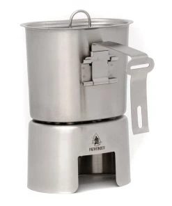 Pathfinder Branded Stainless Steel Canteen Cooking Set Survival Gear 14 Pathfinder Branded Stainless Steel Canteen Cooking Set Survival Gear