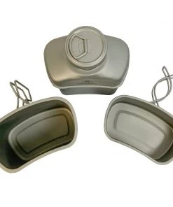 Pathfinder Branded 1100ml Titanium Canteen Cooking Set