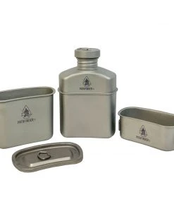 Pathfinder Branded 1100ml Titanium Canteen Cooking Set