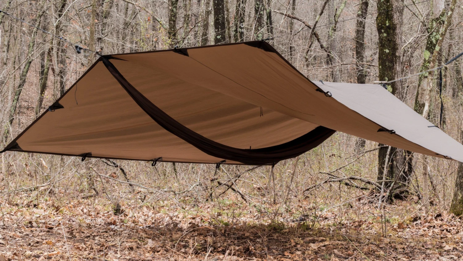 DD Hammocks DD Tarp 3x3 - Brown 3 DD Hammocks DD Tarp 3x3 - Brown