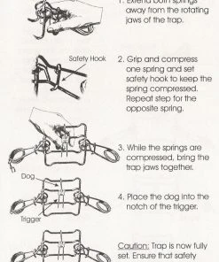 Cumberland's Northwest Trappers Supply, Inc. #160 Double Spring Body Grip Traps