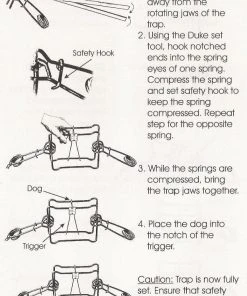 Cumberland's Northwest Trappers Supply, Inc. #160 Double Spring Body Grip Traps