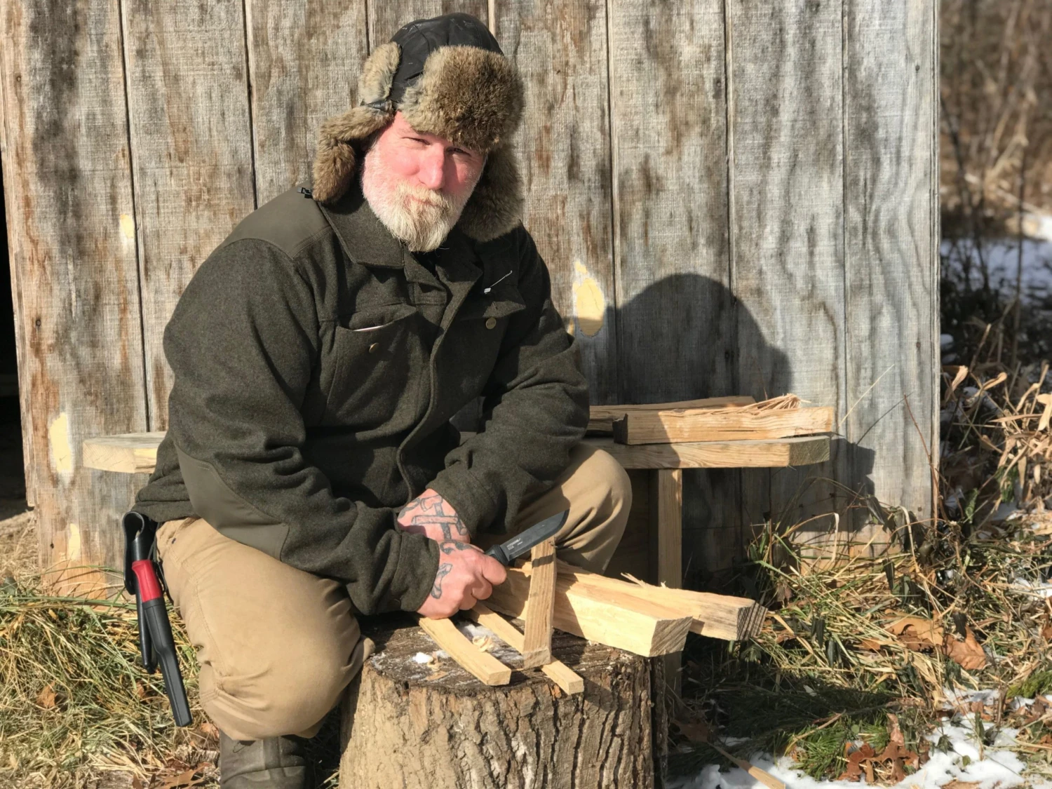 INDUSTRIAL REVOLUTIONS Survival Gear Mora Garberg Carbon - Leather Sheath 5 INDUSTRIAL REVOLUTIONS Survival Gear Mora Garberg Carbon - Leather Sheath