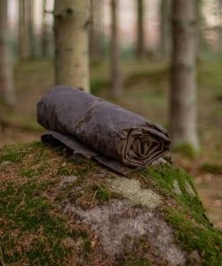 Bushcraft Spain Oilskin & Wool Ground Cloth - Brown Cover & Shelter