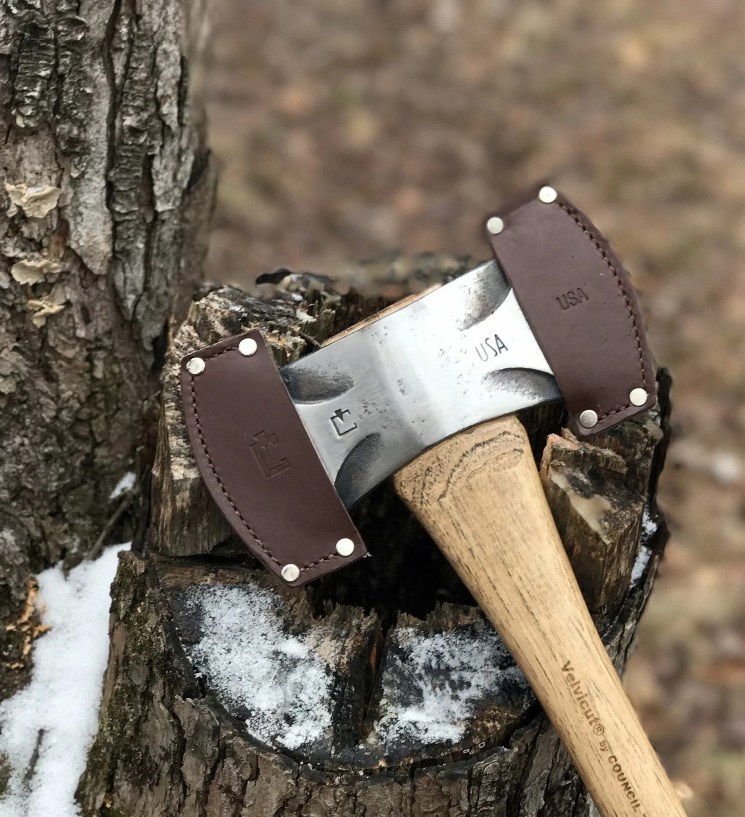 Council Tool Premium #2 Velvicut Double Bit Saddle Axe 7 Council Tool Premium #2 Velvicut Double Bit Saddle Axe