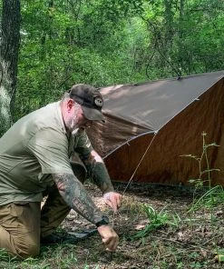 Pathfinder Branded Pathfinder Nylon Tarp - Earth Brown Survival Gear 15 Pathfinder Branded Pathfinder Nylon Tarp - Earth Brown Survival Gear
