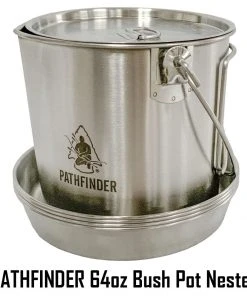 Pathfinder Branded Stainless Steel Plate Outdoor Cooking 11 Pathfinder Branded Stainless Steel Plate Outdoor Cooking