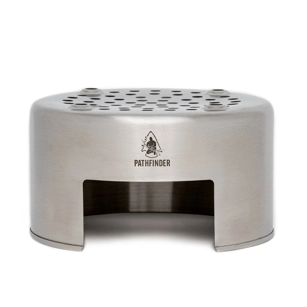 Pathfinder Branded Stainless Steel Pot & Pan Stove Stand 3 Pathfinder Branded Stainless Steel Pot & Pan Stove Stand