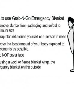 MCR Medical Supply Space/Thermal Emergency Blanket, Silver