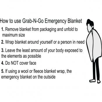 MCR Medical Supply Space/Thermal Emergency Blanket, Silver 4 MCR Medical Supply Space/Thermal Emergency Blanket, Silver
