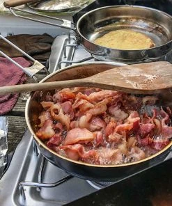 Pathfinder Branded Stainless Steel Skillet And Lid 22 Pathfinder Branded Stainless Steel Skillet And Lid