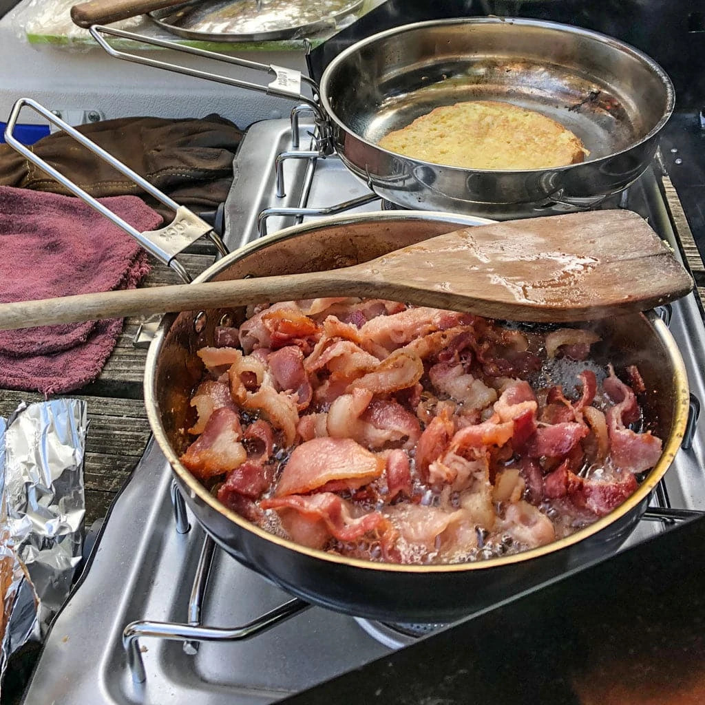 Pathfinder Branded Stainless Steel Skillet And Lid 12 Pathfinder Branded Stainless Steel Skillet And Lid