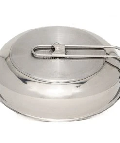Pathfinder Branded Stainless Steel Skillet And Lid