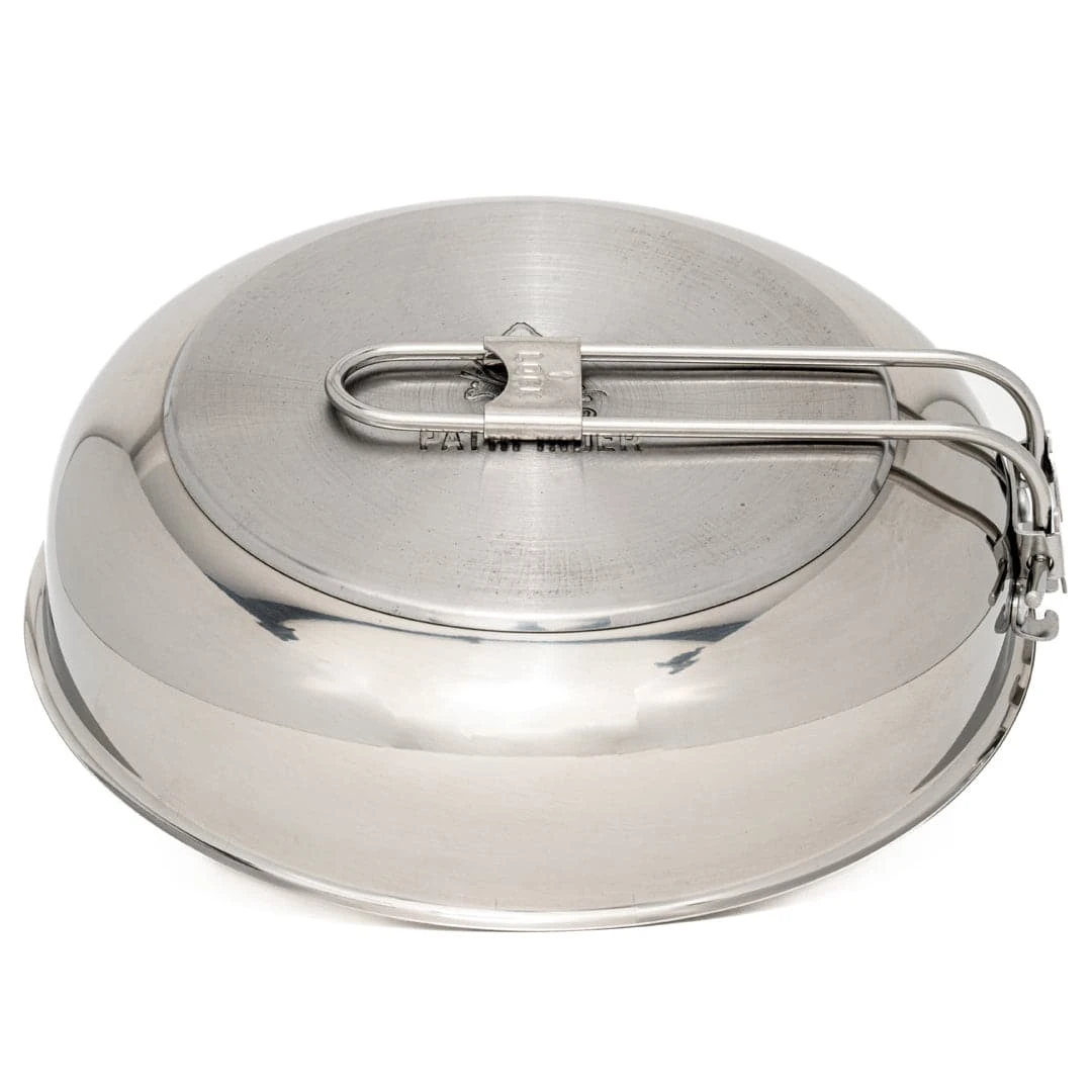 Pathfinder Branded Stainless Steel Skillet And Lid 4 Pathfinder Branded Stainless Steel Skillet And Lid