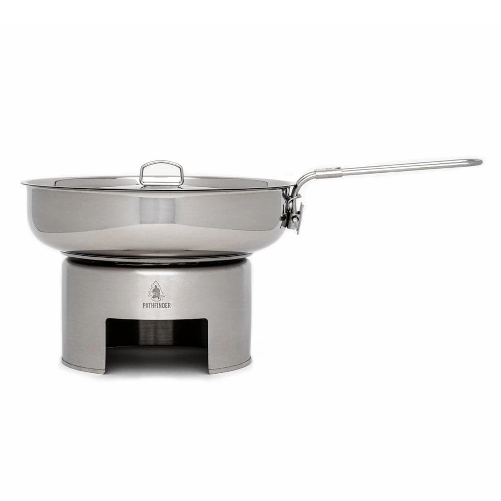 Pathfinder Branded Stainless Steel Pot & Pan Stove Stand 6 Pathfinder Branded Stainless Steel Pot & Pan Stove Stand