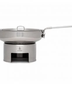 Pathfinder Branded Stainless Steel Skillet And Lid 20 Pathfinder Branded Stainless Steel Skillet And Lid