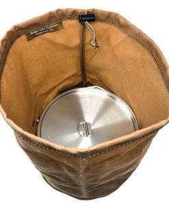 Badger Claw Leathersworks Waxed Canvas Small Bush Pot Bag Outdoor Cooking