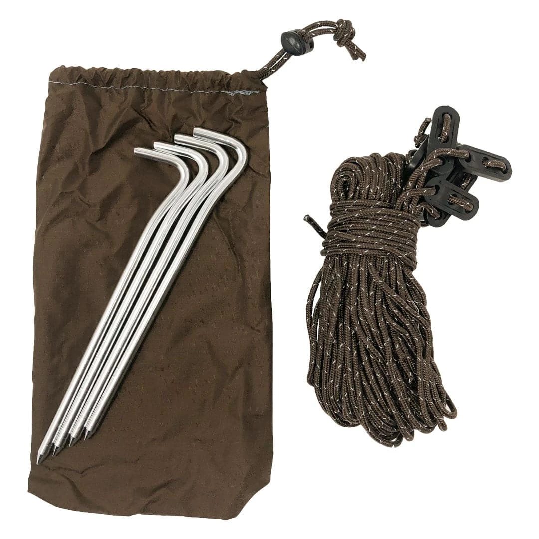 Pathfinder Branded Pathfinder Nylon Tarp - Earth Brown Survival Gear 5 Pathfinder Branded Pathfinder Nylon Tarp - Earth Brown Survival Gear