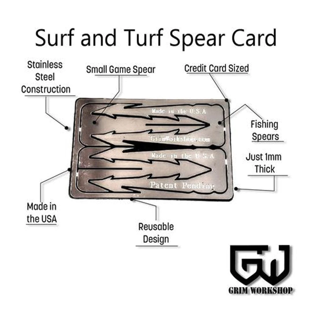 Grim Workshop Surf & Turf Spear Survival Card 4 Grim Workshop Surf & Turf Spear Survival Card