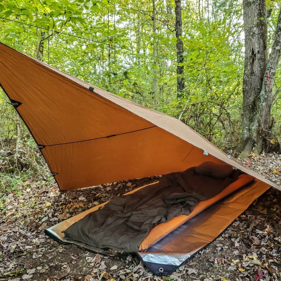 Pathfinder Branded Pathfinder Nylon Tarp - Earth Brown Survival Gear 11 Pathfinder Branded Pathfinder Nylon Tarp - Earth Brown Survival Gear
