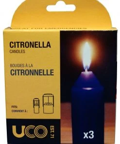 INDUSTRIAL REVOLUTIONS Citronella Candles - 3 Pack Survival Gear